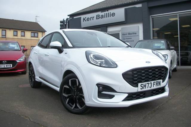 Ford Puma 1.0 ST-LINE X MHEV Hatchback Petrol / Electric Hybrid White