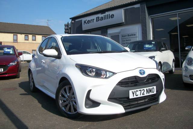 Toyota Yaris 1.5 VVT-h Hybrid Icon E-CVT Hatchback Hybrid White